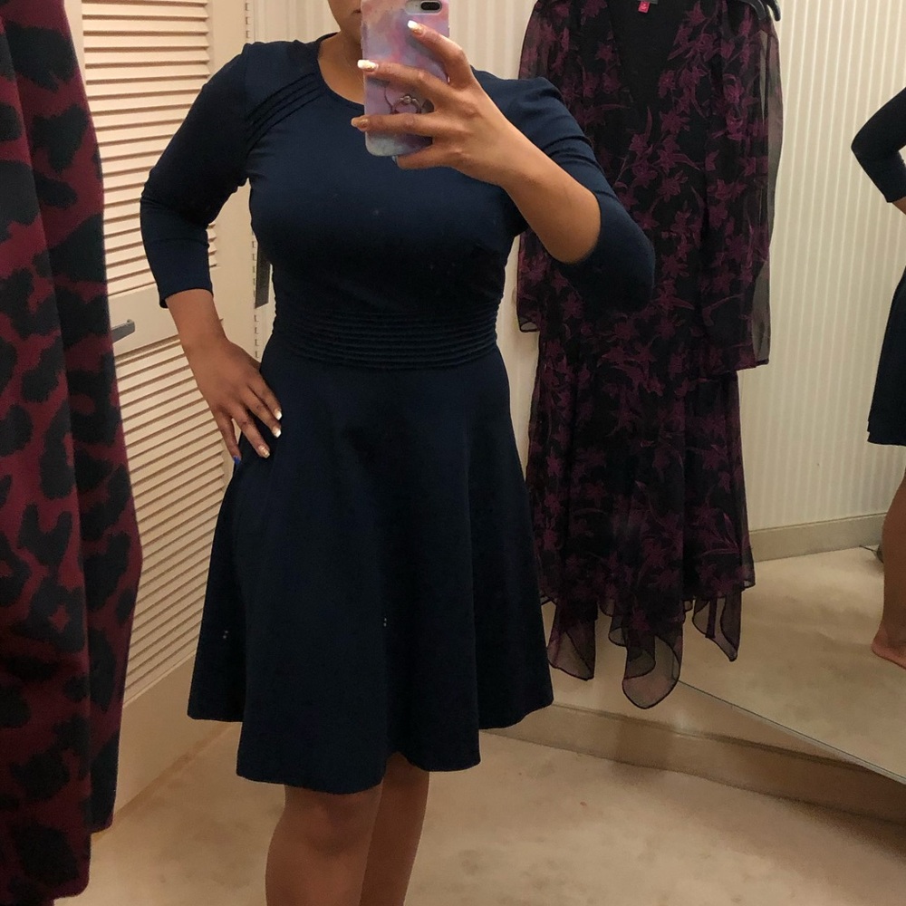 Blue dress for formal or cocktail event